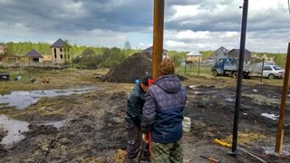 Заказать монтаж винтовых свай в Усть-Илимск - цена под ключ с доставкой от 1879 шт